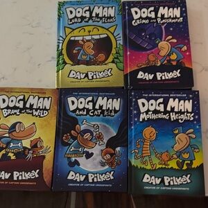 Dog Man Book Collection by Dav Pilkey